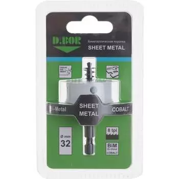 Биметаллическая коронка D.BOR SHEET METAL D-HS-BIM-SM-20-032