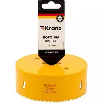 Биметаллическая коронка KRANZ KR-92-0248