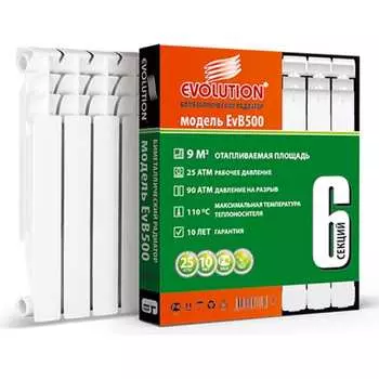 Биметаллический радиатор EVOLUTION CN-EV F EvВ 500 009050205-03