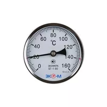 Биметаллический термометр ЭКО-М ЭКОМЕРА БТ-1-80-160С-L40