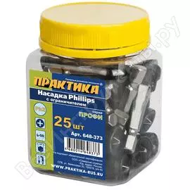 Отверточная бита для гипрока ПРАКТИКА Профи 648-373