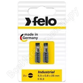 Плоская шлицевая бита Felo