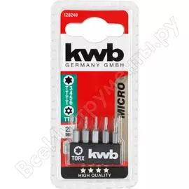 Бита torx 28 мм micro 5 шт. kwb 128240