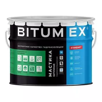 Битумная гидроизоляционная мастика BITUMEX МБ-017