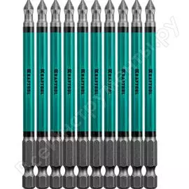 Профессиональные биты для шуруповерта KRAFTOOL 26124-2-100-10