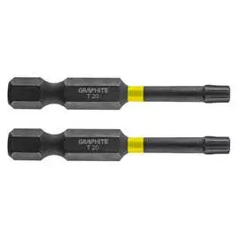 Биты ударные graphite tx20 x 50 мм 1/4" s2 2 шт. 56h525