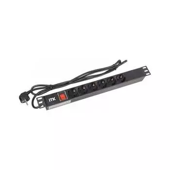 Блок электрических розеток ITK PH12-6D1-P