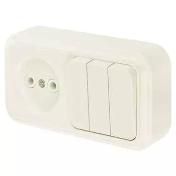 Блок BYLECTRICA ПРАЛЕСКА 3В-РЦ-525 бежевый