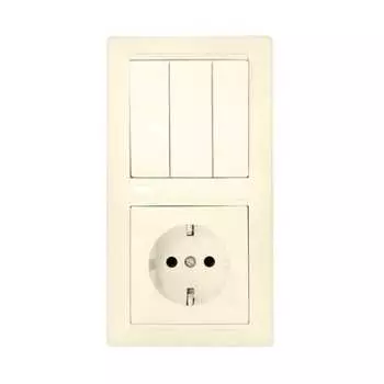 Блок BYLECTRICA СТИЛЬ 3В-РЦ-695 бежевый