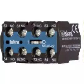 Блок-контакт для миниконтакторов iskra ND4M-22 3838733010310