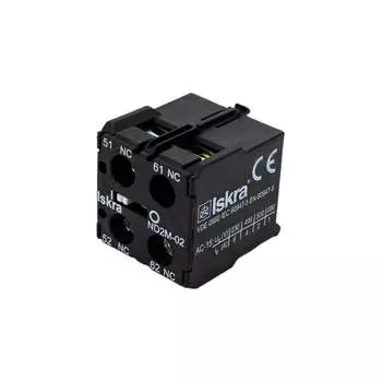 Блок-контакт для миниконтакторов iskra ND2M-02 УТ-00019717