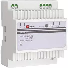 Блок питания EKF DR-30W-12 PROxima dr-30w-12