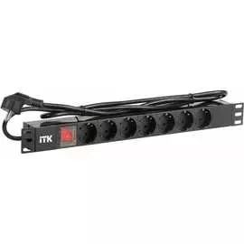 Блок розеток ITK ITK PDU PH12-7D1-P