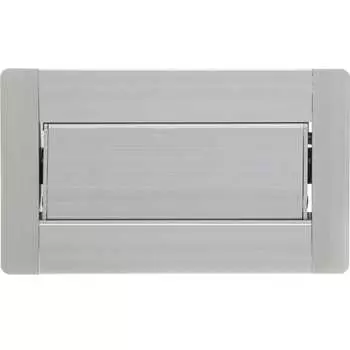 Блок розеток NAVAKO ultra silver 12015