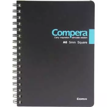 Блокнот COMIX Compera Bond CPA6807 BLK/BU