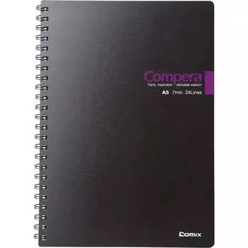 Блокнот COMIX Compera Bond CPA5607 BLK/PU