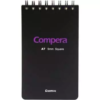 Блокнот COMIX Compera Bond CPA7807 BLK/PU