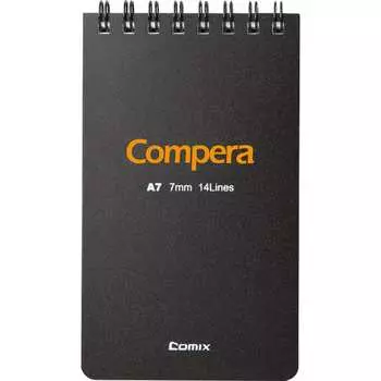 Блокнот COMIX Compera Bond CPA7507 BLK/OR