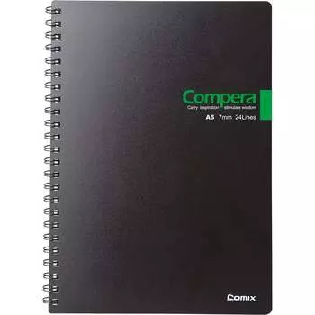 Блокнот COMIX Compera Bond CPA5607 BLK/GN