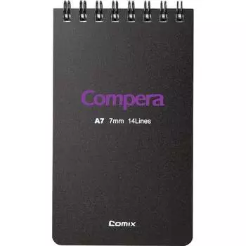 Блокнот COMIX Compera Bond CPA7507 BLK/PU