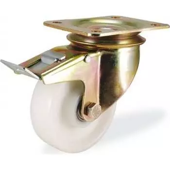 Большегрузная поворотная колесная опора KAMA K-4102-RPR-150-F18