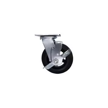 Большегрузное обрезиненное поворотное колесо Longway SCDB63