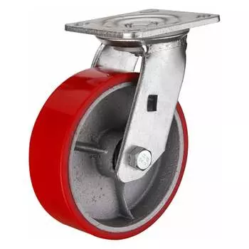 Большегрузное полиуретановое поворотное колесо MFK-TORG SCP42 1043100