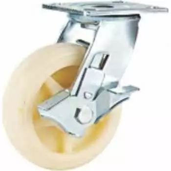 Большегрузное поворотное колесо TOR SCdnb 42 (100 мм; полипропилен; с тормозом) 1024222