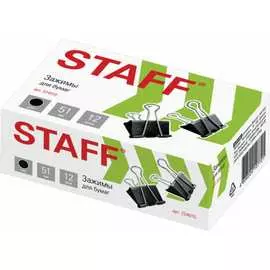 Большие зажимы для бумаг Staff EVERYDAY 224610