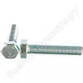 Оцинкованный шестигранный болт Tech-Krep М20х100 DIN933 5 шт. 126541