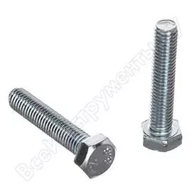 Оцинкованный шестигранный болт Tech-Krep М8х40 DIN933 25 шт. 105210