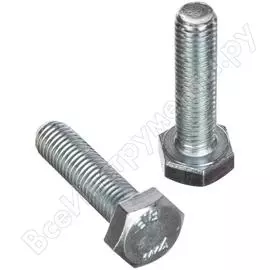 Оцинкованный шестигранный болт Tech-Krep М10х40 DIN933 15 шт. 105216