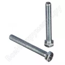 Оцинкованный шестигранный болт Tech-Krep М5х40 DIN933 60 шт. 105198