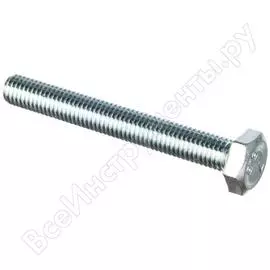 Оцинкованный шестигранный болт Tech-Krep М10х80 DIN933 12 шт. 126522
