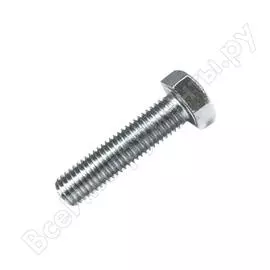Болт партнер din933 16х40 шестигр. головка, полн. резьба 8,8 zn 25кг 4690250066084