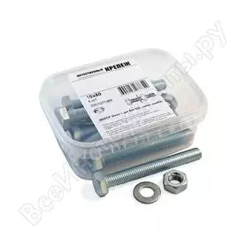 Набор болтов качественный крепеж 10/80 DIN933 (8 шт.) 0301071