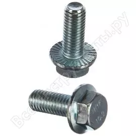 Болт с шестигранной головой и фланцем bullit din 6921 10.9 m10x25 30шт пл.конт 400 мл кр.192547