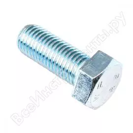 Болт стройбат din 933 м24x50 белый цинк 4 шт 305600