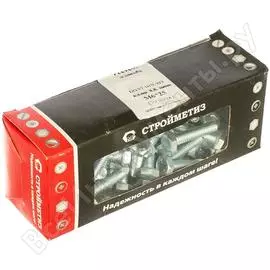 Оцинкованный болт Стройметиз М6х25 DIN933 (70 шт.) 3021234
