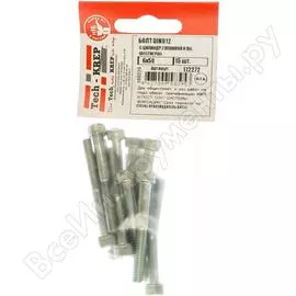 Болт с цилиндрической головкой и внутренним шестигранником Tech-Krep 6х50 DIN912 (15 шт.) 112272