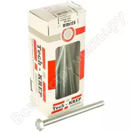 Оцинкованный шестигранный болт Tech-Krep М10х120 DIN933 (10 шт.) 126518