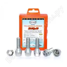 Болты-секретки c4 (m14x1.5; l=40 мм; ключ 17) heyner 856 460