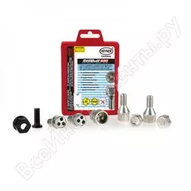 Болты-секретки ra2 heyner m12x1,25 l=30мм ключ 17 856 560