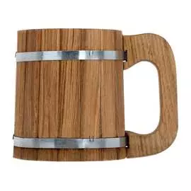 Бондарная кружка Банные штучки 33373