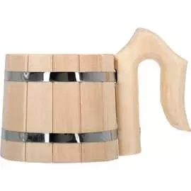 Бондарная кружка Банные штучки С лёгким паром 31094