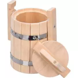 Бондарное ведерко для хранения Банные штучки