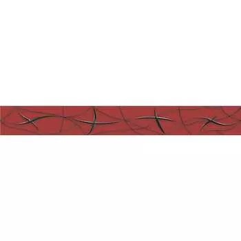 Бордюр Azori Ceramica 50,5x6,2 vela carmin stella 587071002