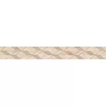 Бордюр Azori Ceramica 63x7.5 ascoli beige diamond 587121002