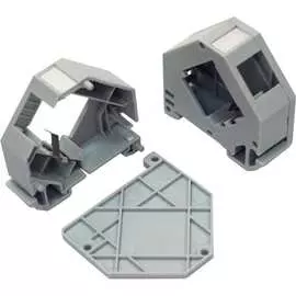 Бокс на DIN-рейку для установки модуля типа Keystone LANMASTER LAN-DRF-10K/BX-GY