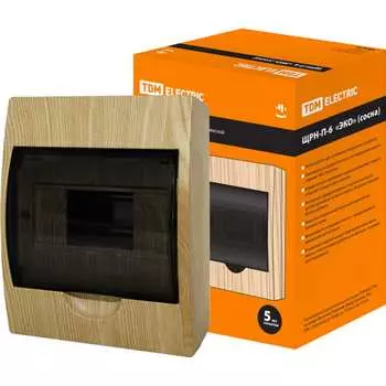 Бокс TDM ЩРН-П-6 Эко сосна SQ0901-0013